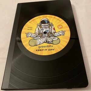 Black Vinyl Record Notebook Punk Rock Metal Hip Hop DJ EDM techno trance
